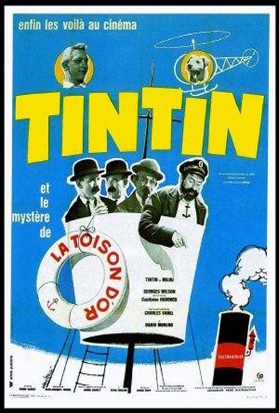 Póster de Tintin, el secreto del toisón de oro