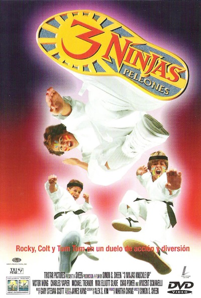 Póster de Tres ninjas peleones