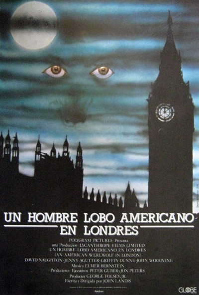 Póster de Un hombre lobo americano en Londres