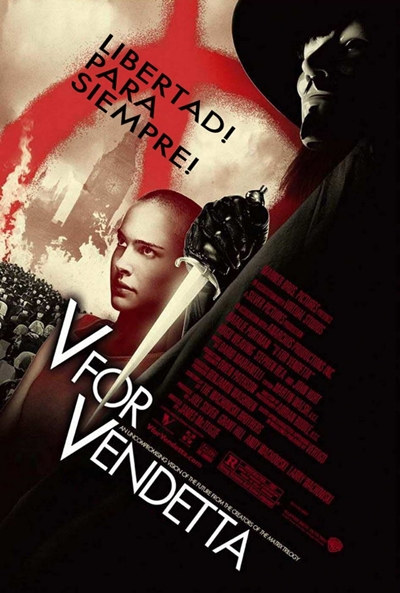 Póster de V de Vendetta 