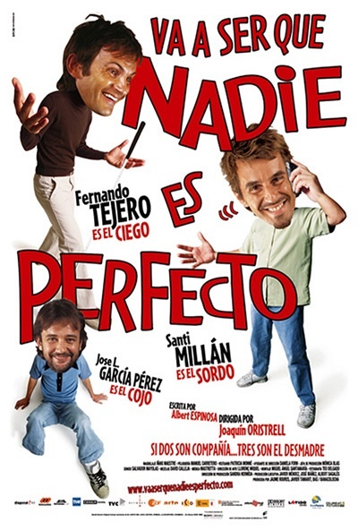 Póster de Va a ser que nadie es perfecto