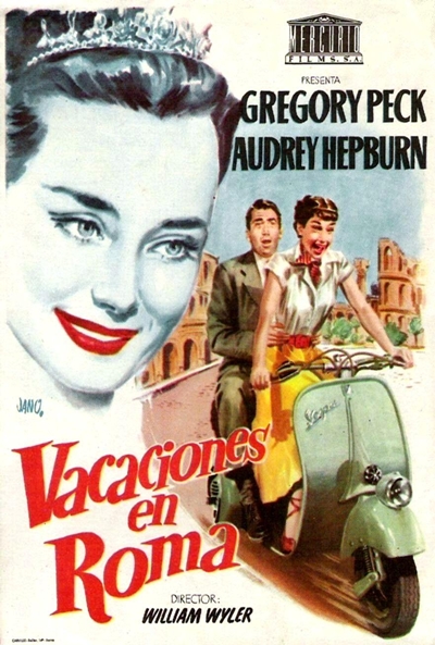 Póster de Vacaciones en Roma