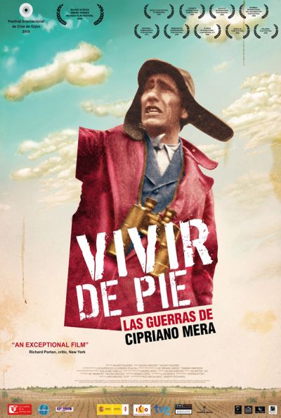 Póster de Vivir de pie. Las guerras de Cipriano Mera