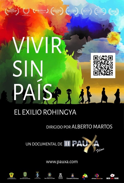 Póster de Vivir sin país. El exilio rohingya