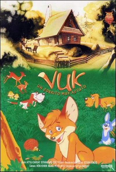 Póster de Vuk, un zorrito muy astuto