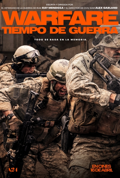 Póster de Warfare. Tiempo de guerra