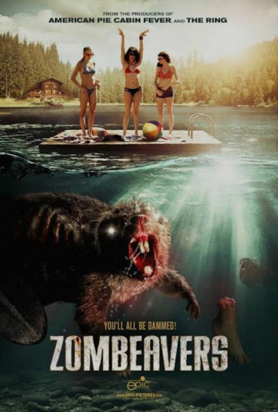 Póster de Zombeavers (Castores zombies)